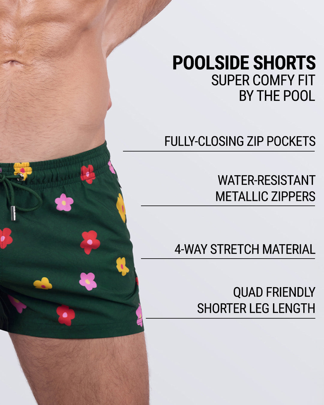 BUY MYSELF FLOWERS - Poolside Shorts