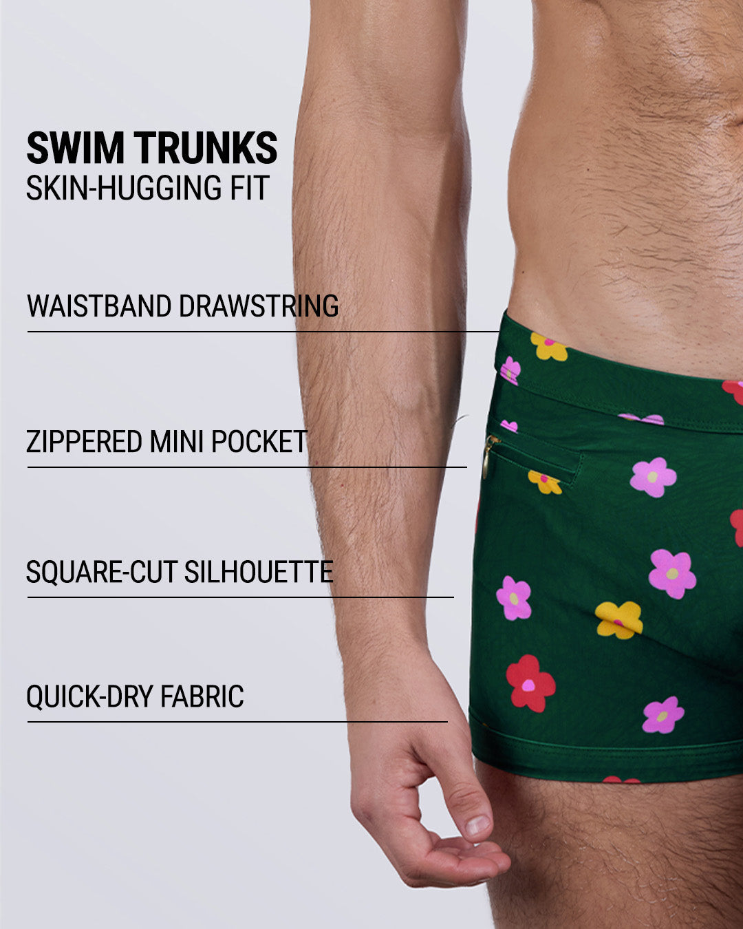 BUY MYSELF FLOWERS - Swim Trunks