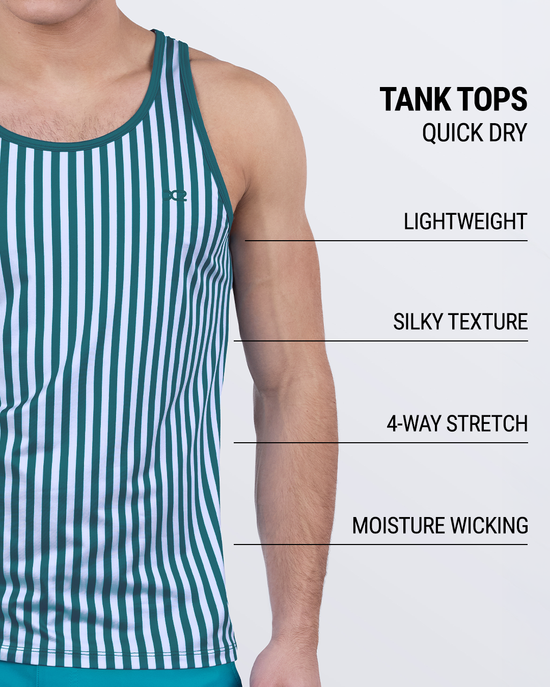 FAST LINES (PACIFIC GREEN) - Tank Top