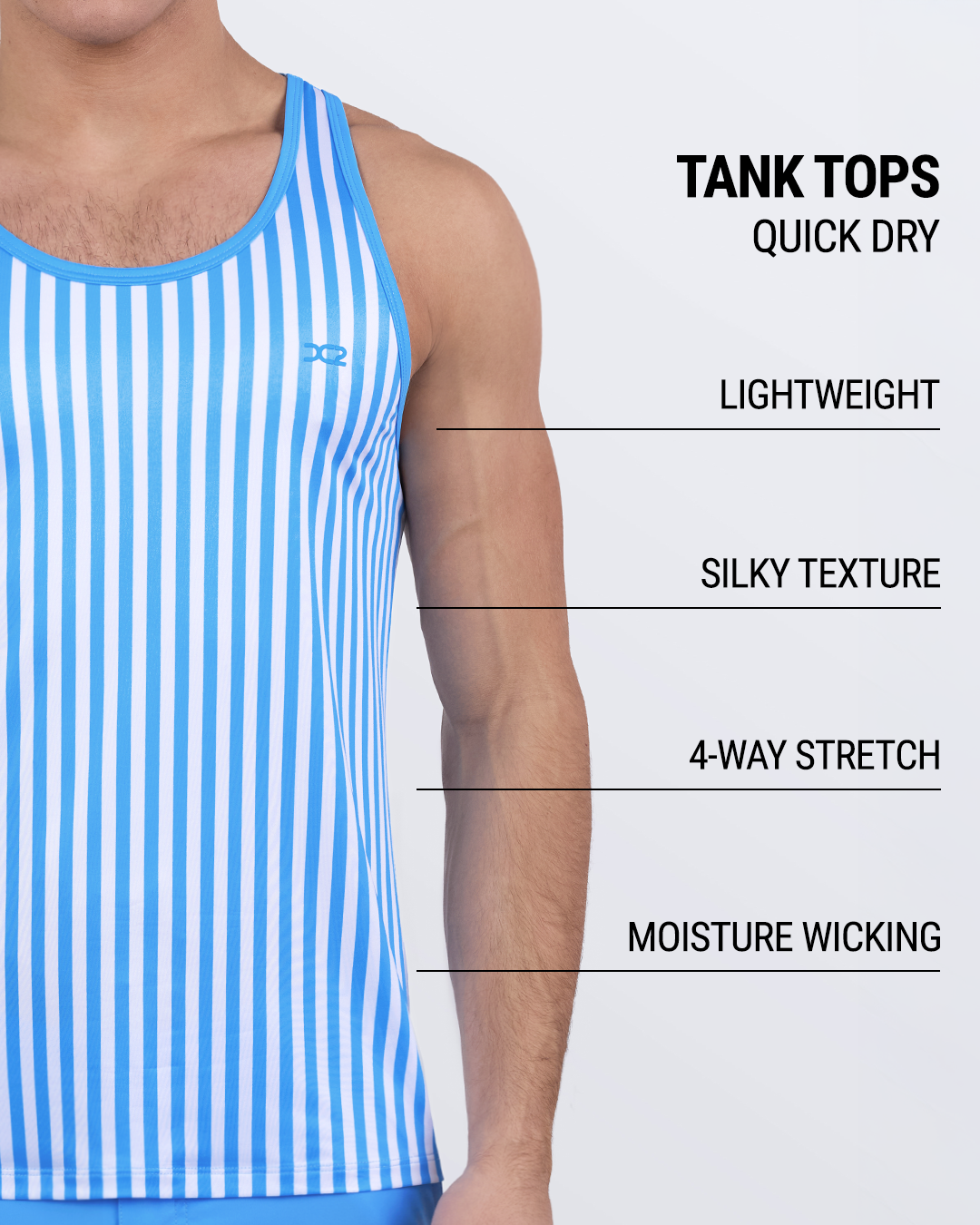 FAST LINES (SKY BLUE) - Tank Top
