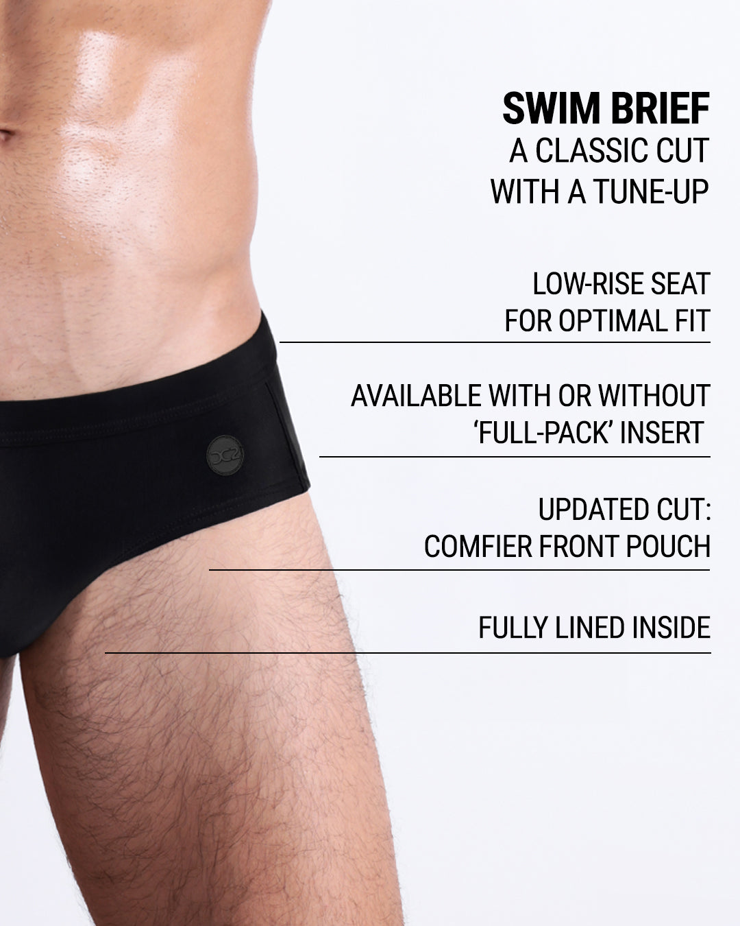 JET BLACK - Swim Brief