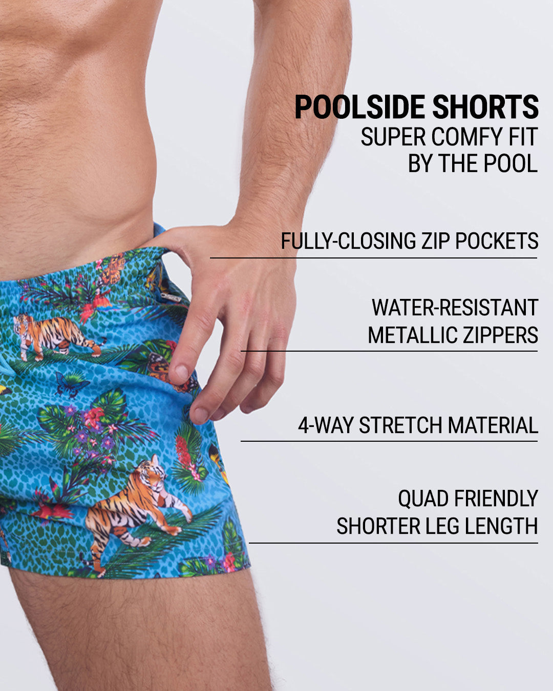 JUNGLE BOOGIE - Poolside Shorts
