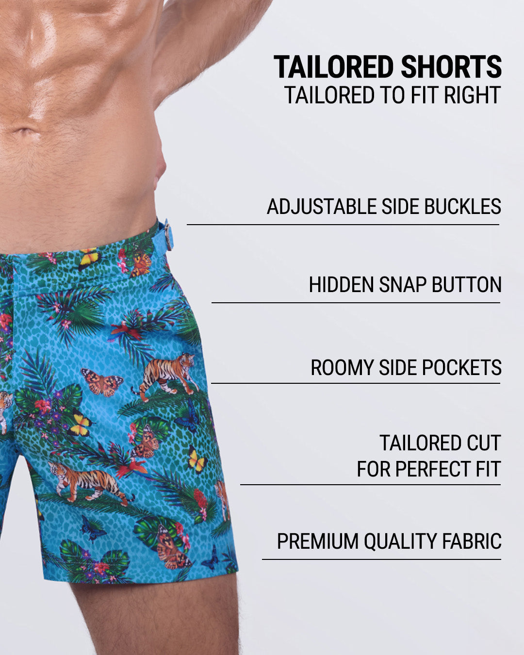 JUNGLE BOOGIE - Tailored Shorts