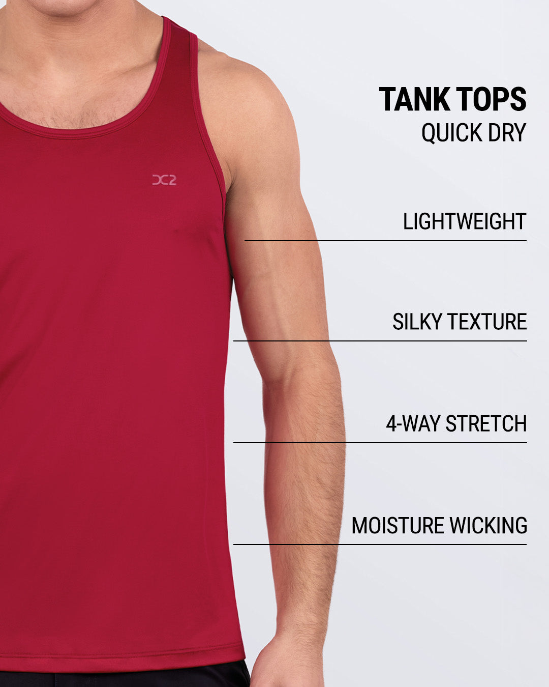 MAJESTIC RED - Tank Top