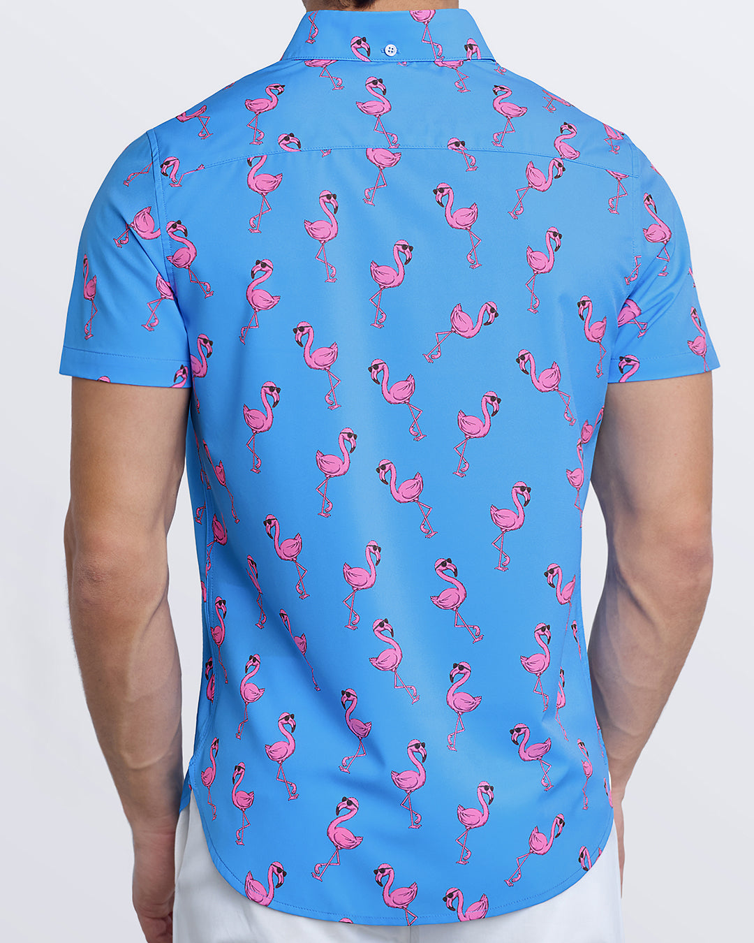 PINK FLAMINGOS - Stretch Shirt