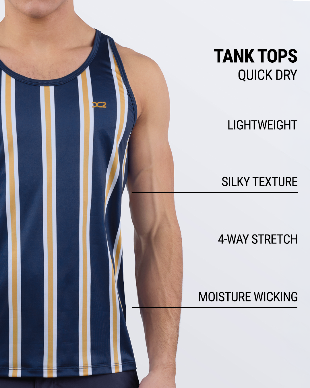 SUN CHASING STRIPES - Tank Top