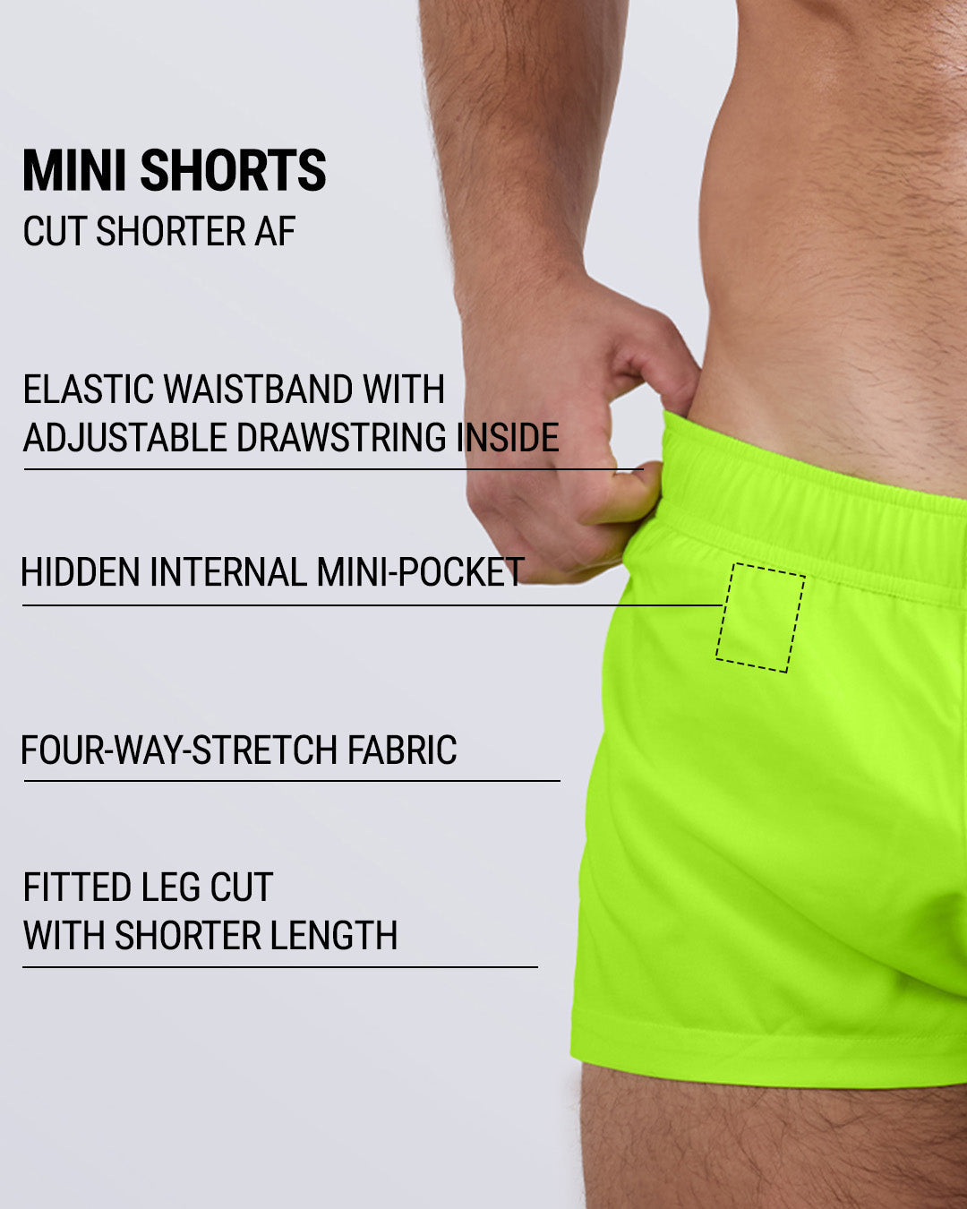 ULTRA NEON - Mini Shorts