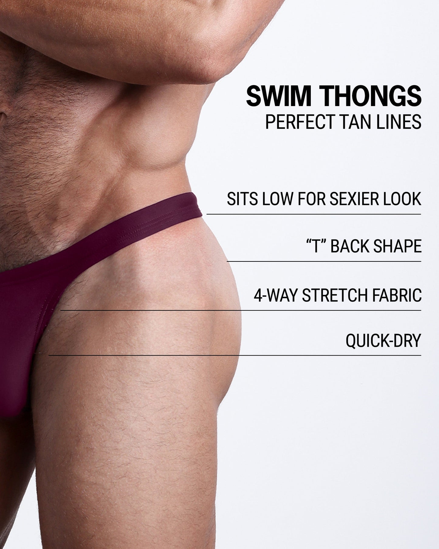 VERY BERRY - Swim Thong