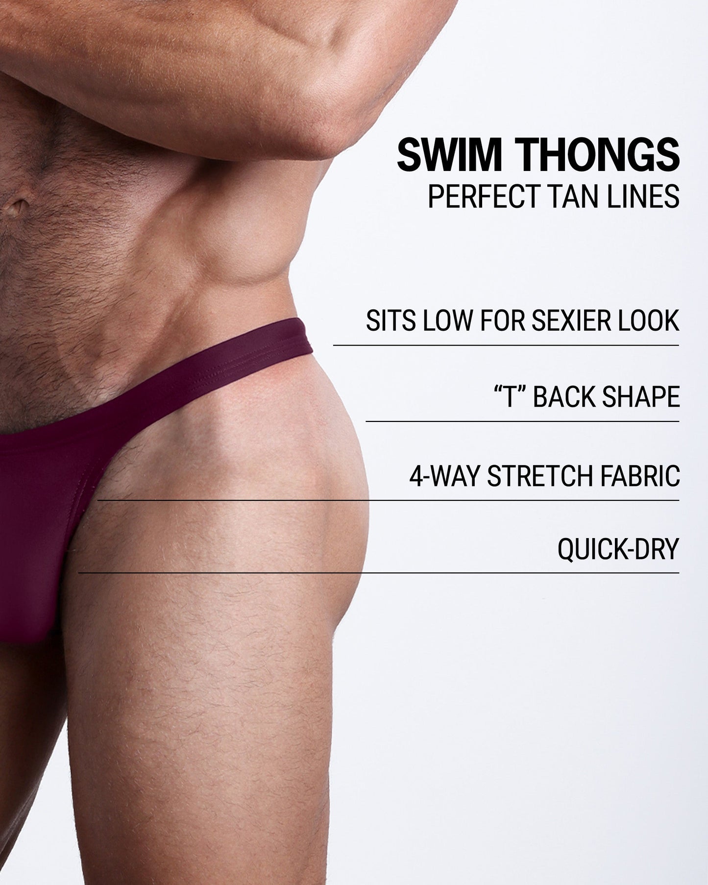 VERY BERRY - Swim Thong