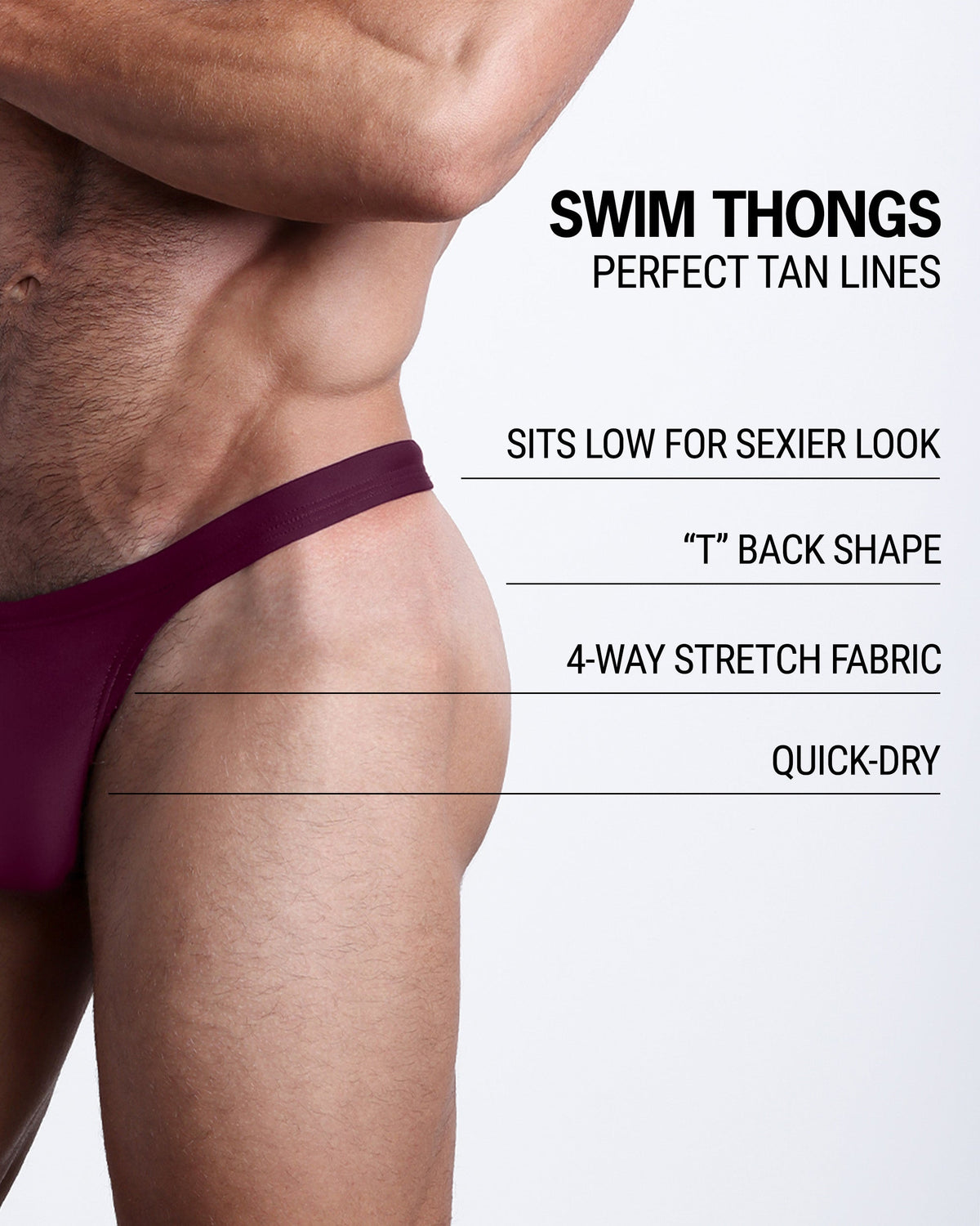 VERY BERRY - Swim Thong