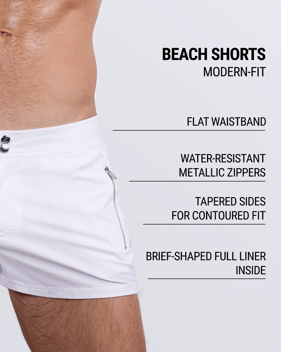 WHITE PARTY - Beach Shorts