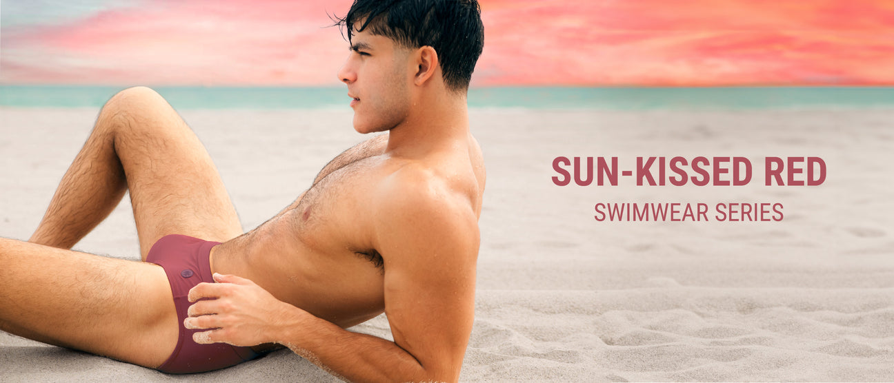 Sunkissed Red Men's Premium Summer Styles | DC2 Miami