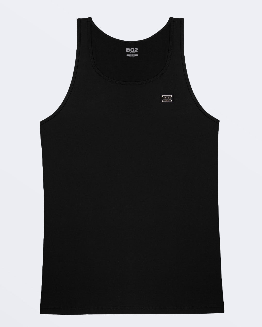 EXACT BLACK - Modal Cotton Tank Top