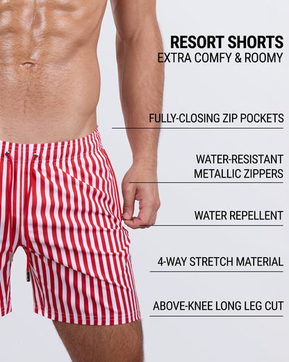 FAST LINES (RAPID RED) - Resort Shorts