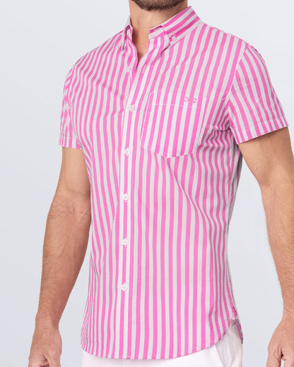 FAST LINES (CHILL PINK) - Cotton Shirt