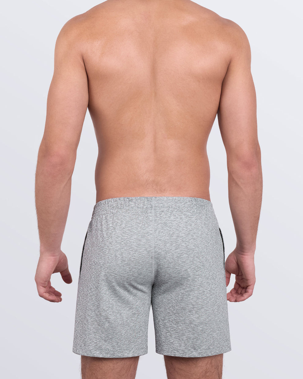 DC2 GREY ANATOMY Jogger Shorts — back view highlighting the relaxed cut and flexible waistband for comfort.