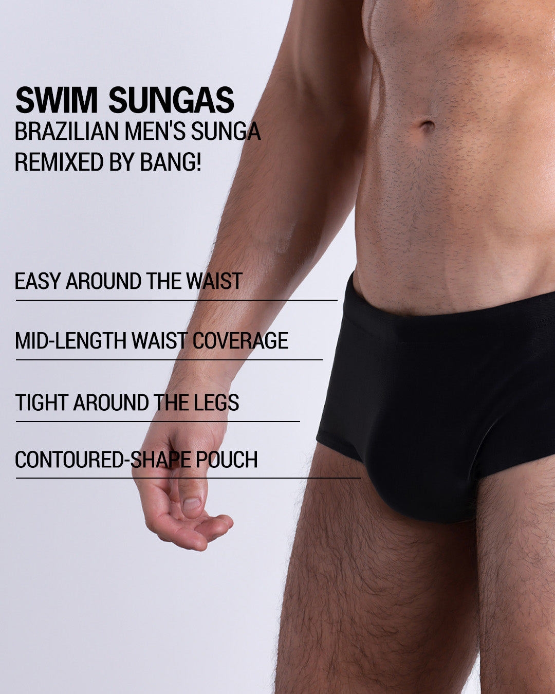 JET BLACK - Swim Sunga