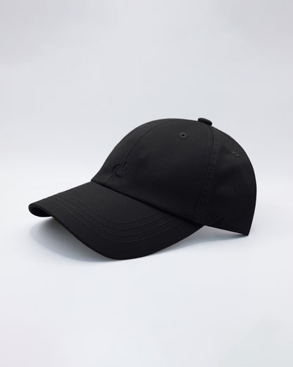 DC2 White Resort Cap — angled view emphasizing tonal embroidery, curved brim, and everyday streetwear fit.