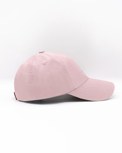 DC2 Resort Cap in Leisure Pink — side view showing the low-profile fit and smooth cotton twill finish.