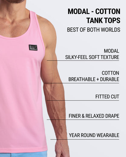 LITERALLY PINK - Modal Cotton Tank Top