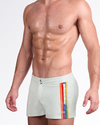 MIXTAPE STRIPES - Beach Shorts