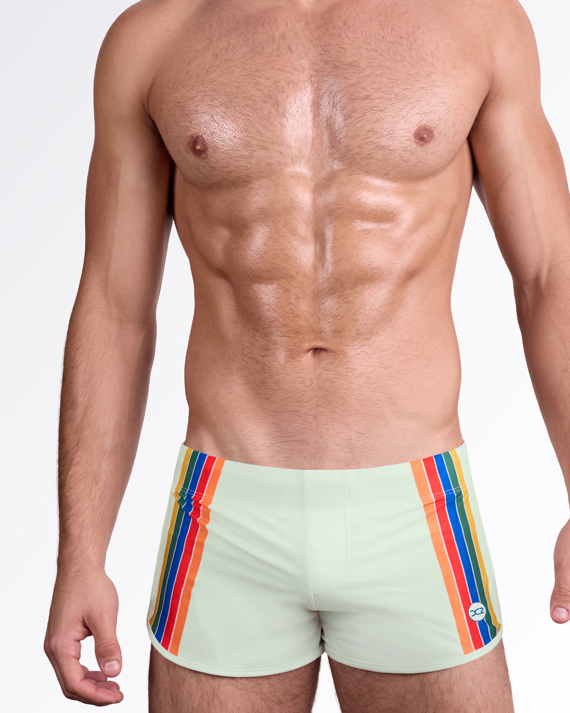 MIXTAPE STRIPES - Swim Shorts