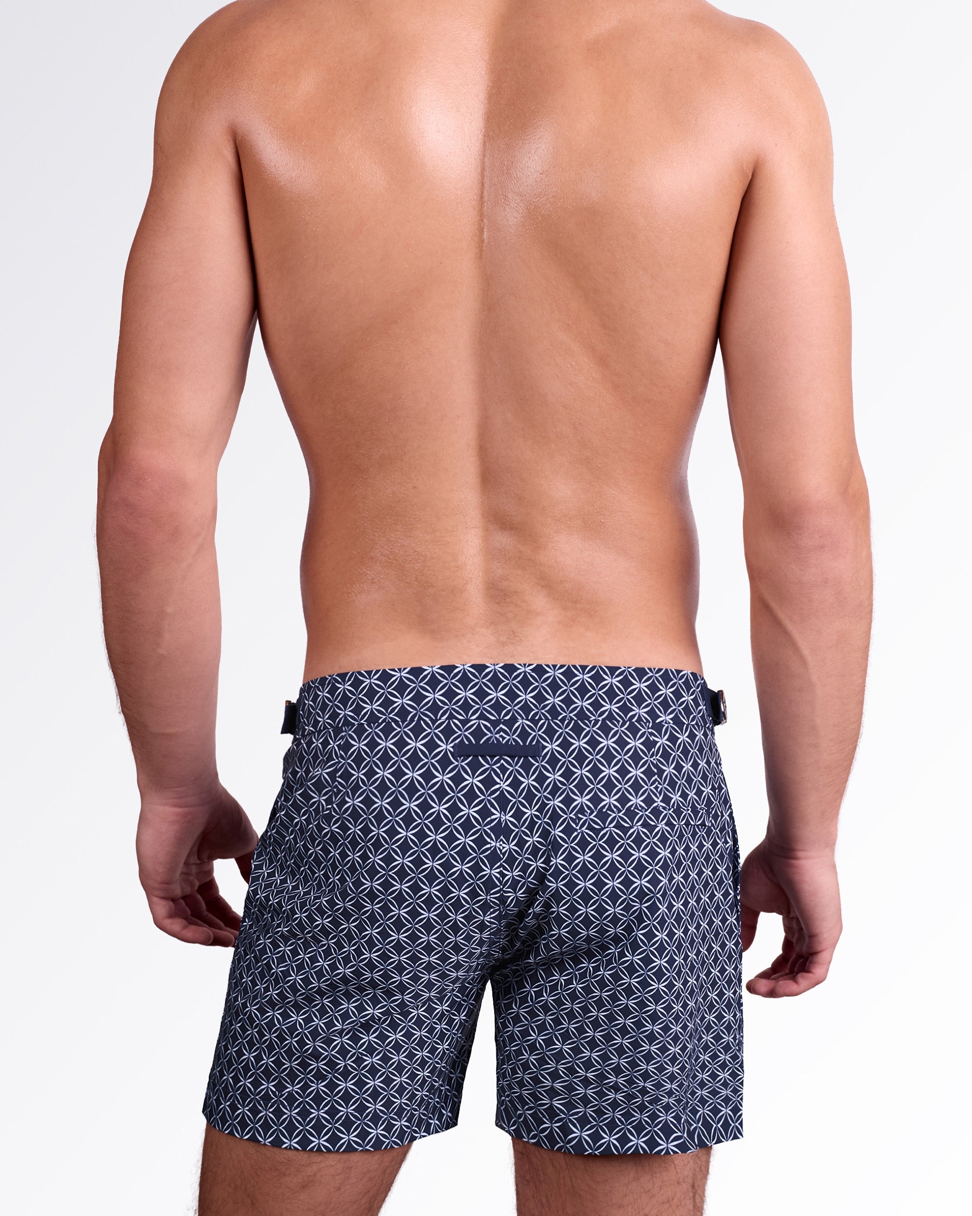 MONO WAVES (BLUE) - Tailored Shorts | DC2