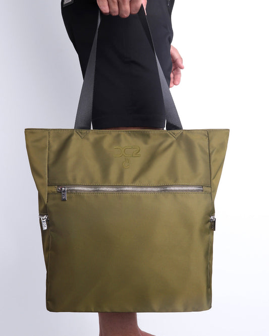 PALM GREEN - Poolside Tote Bag Foldable/Portable | DC2