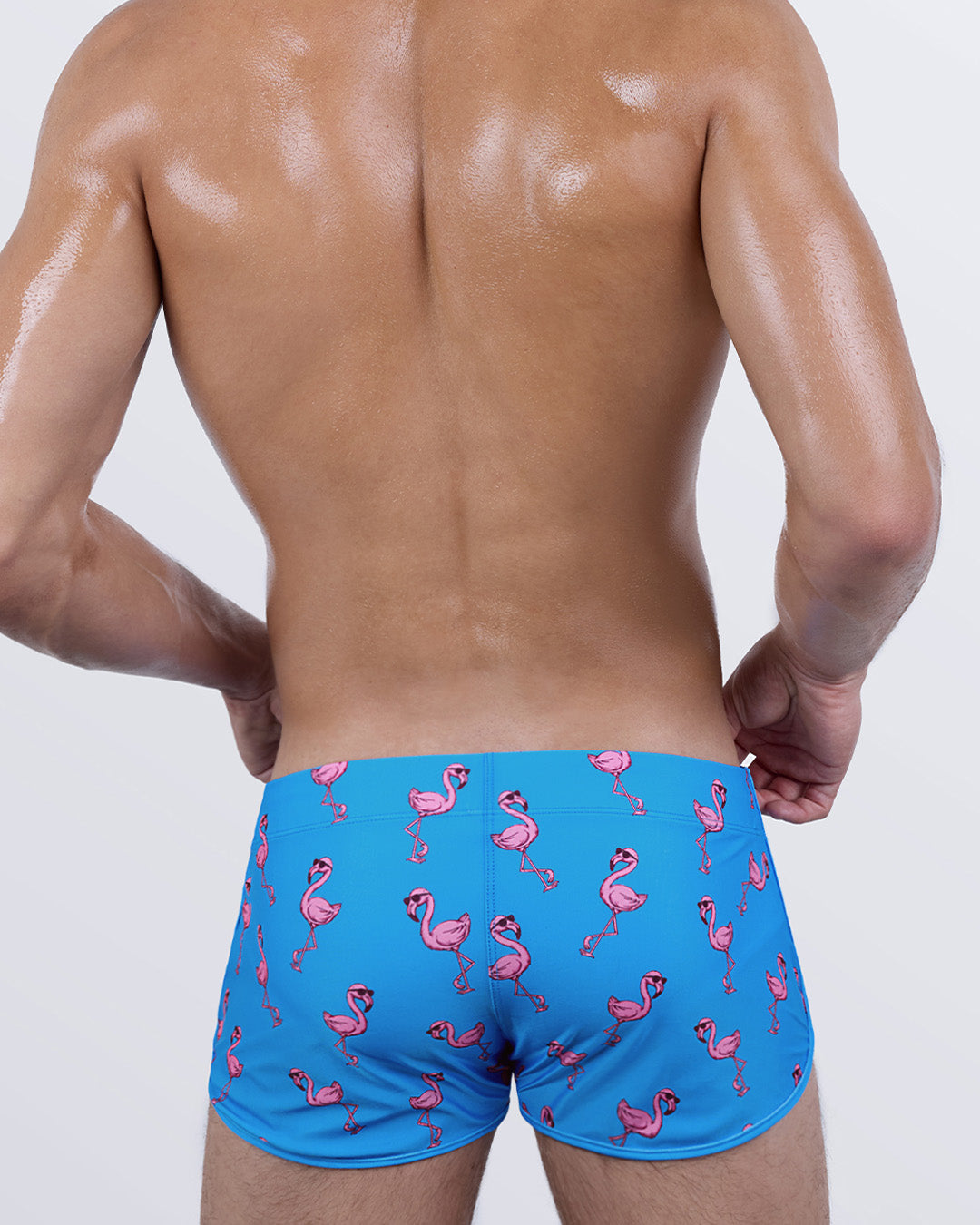 PINK FLAMINGOS - Swim Shorts