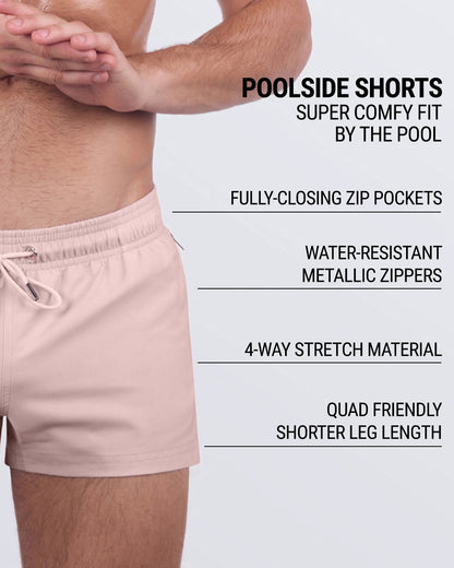 SKINNY DIP (FAIR/NAKED PINK) - Poolside Shorts