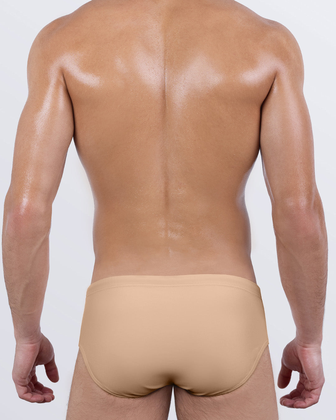 Back view
Back view of DC2 SKINNY DIP (MEDIUM) swim sungas featuring a slim, form-fitting cut and minimal coverage; designed for comfort, durability, and active beach lifestyle in men's swimwear.