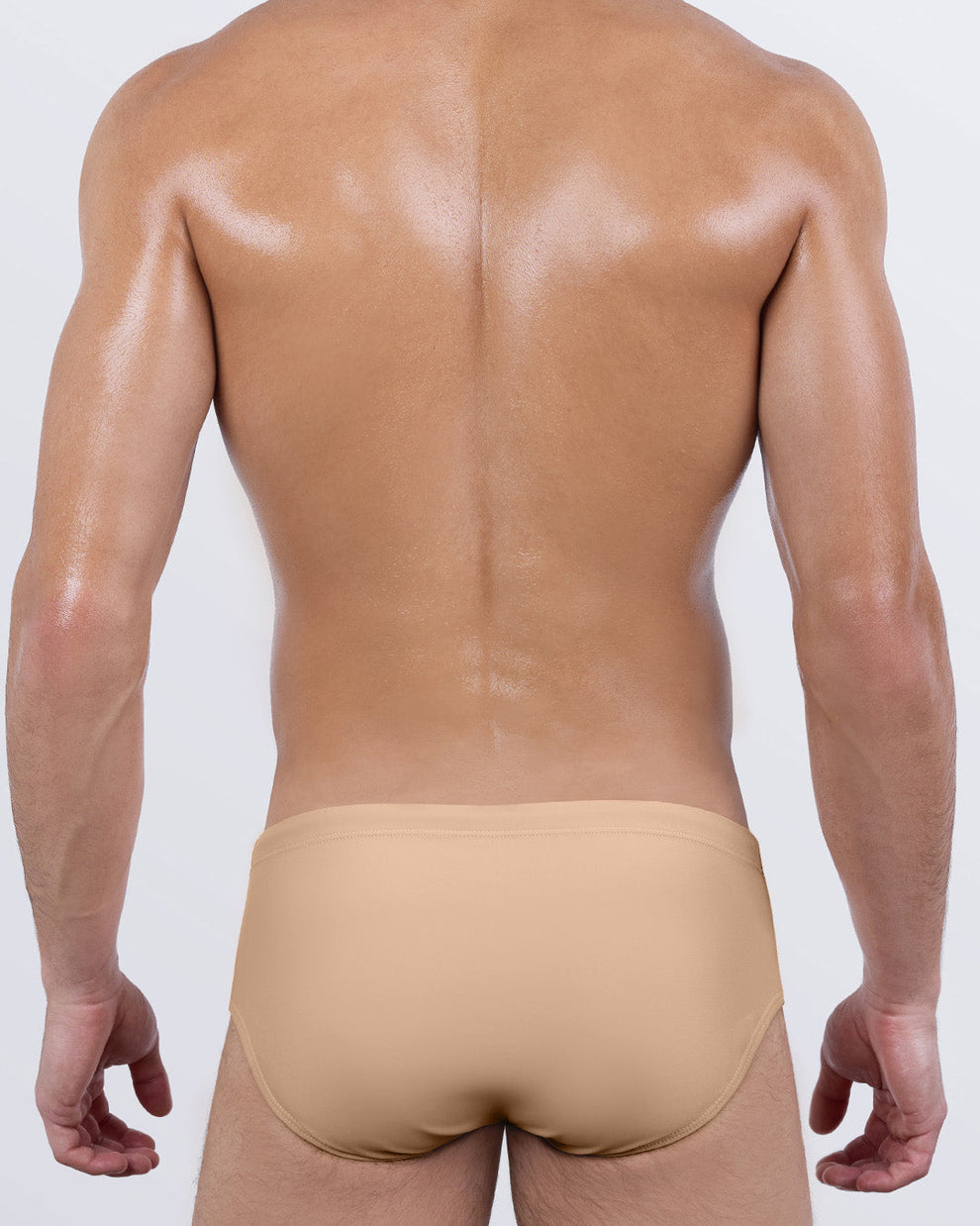 Back view
Back view of DC2 SKINNY DIP (MEDIUM) swim sungas featuring a slim, form-fitting cut and minimal coverage; designed for comfort, durability, and active beach lifestyle in men's swimwear.