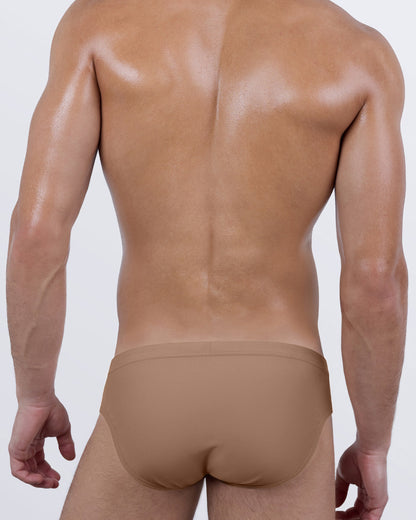 SKINNY DIP (TAN) - Swim Brief