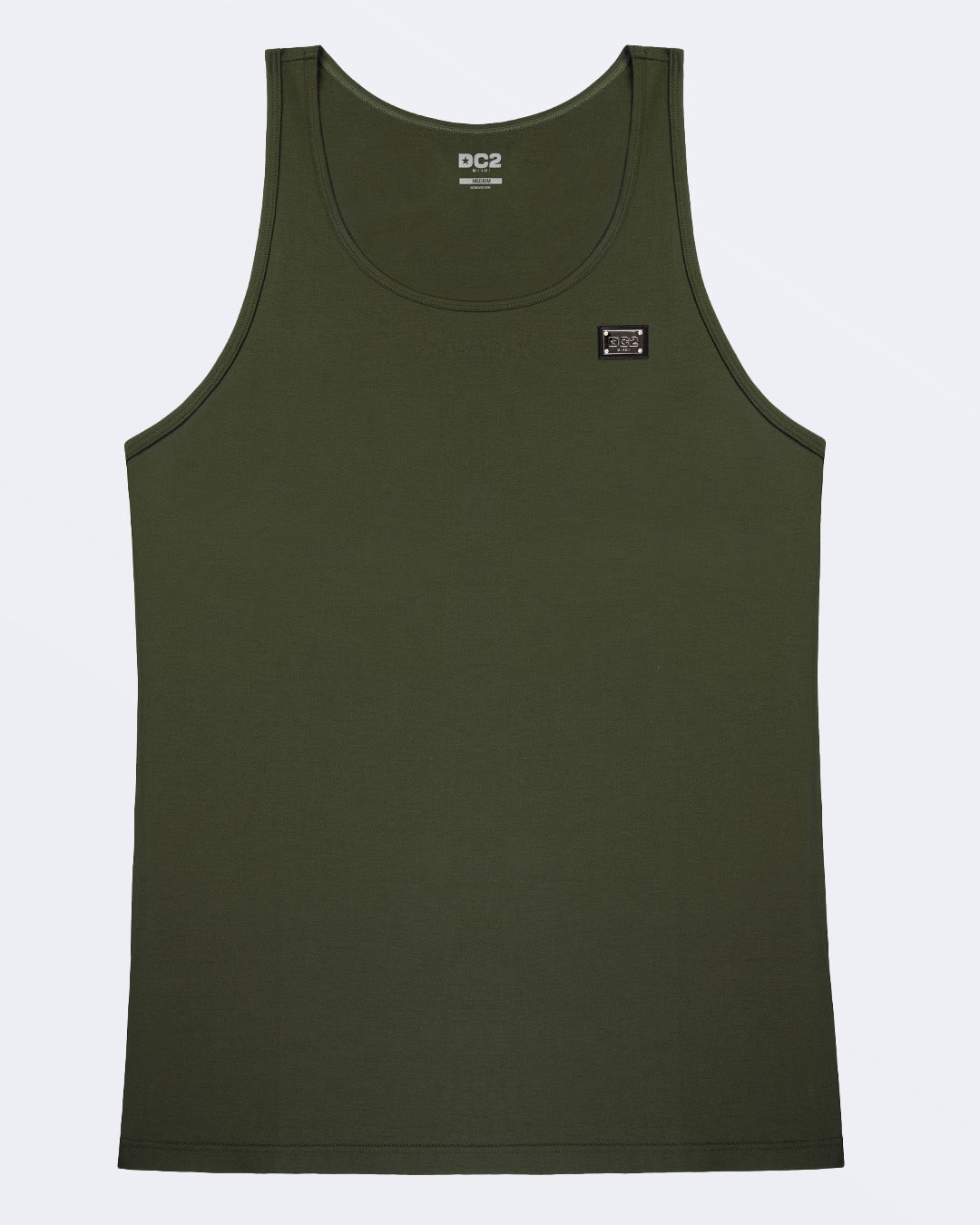 SLICK GREEN - Modal Cotton Tank Top