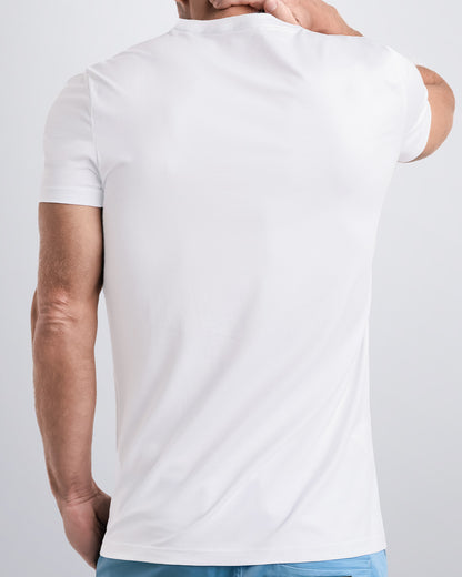 SOFT WHITE - Modal Cotton T-Shirt