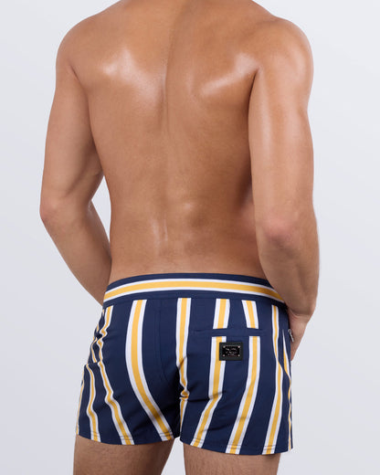 SUN CHASING STRIPES - Beach Shorts