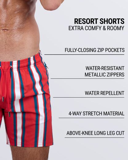SWIFT STRIPES - Resort Shorts