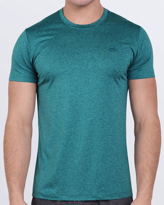 TRAINER TEAL - Fitness T-Shirt