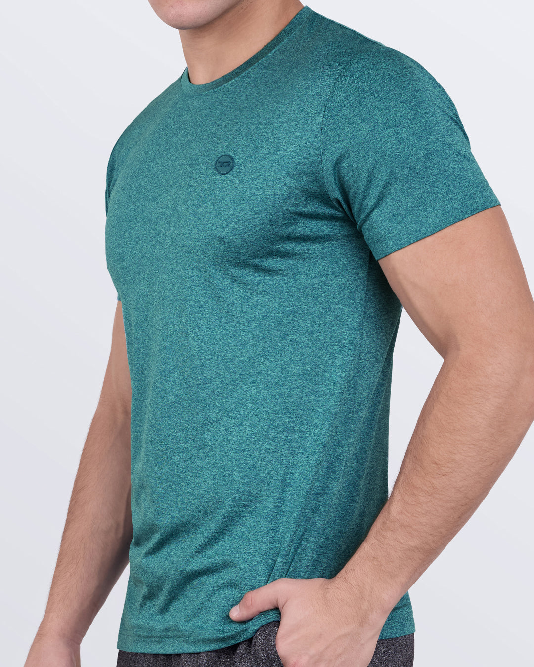 TRAINER TEAL - Fitness T-Shirt