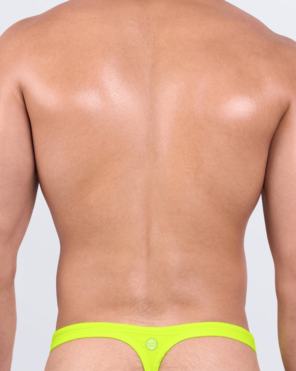 DC2 Ultra Neon Swim Thong — back view showcasing “T” back shape for minimal tan lines.
