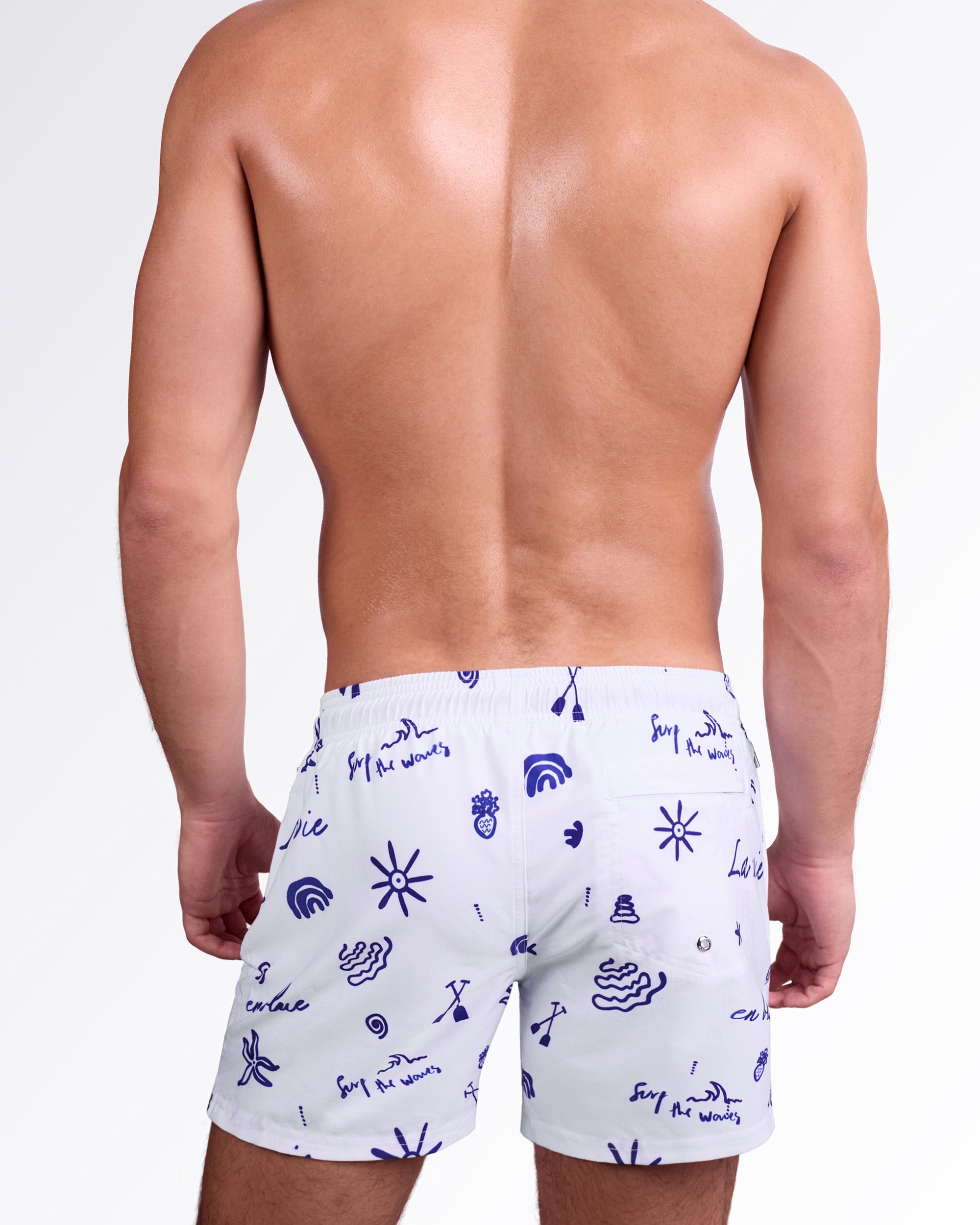 VIVA LA VIDA (BLUE) - Resort Shorts