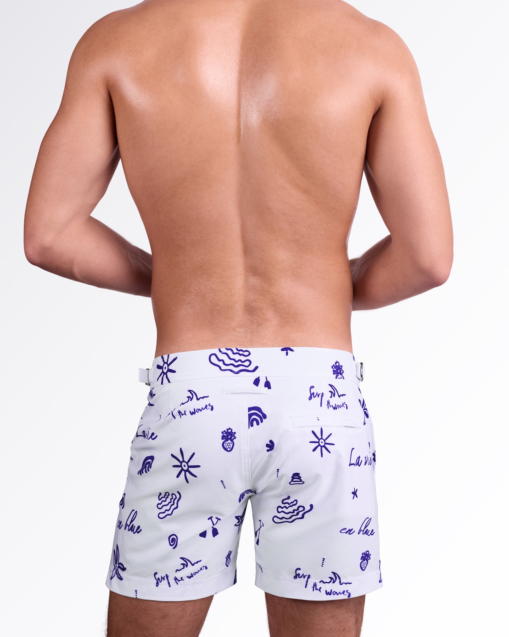 VIVA LA VIDA (BLUE) - Tailored Shorts