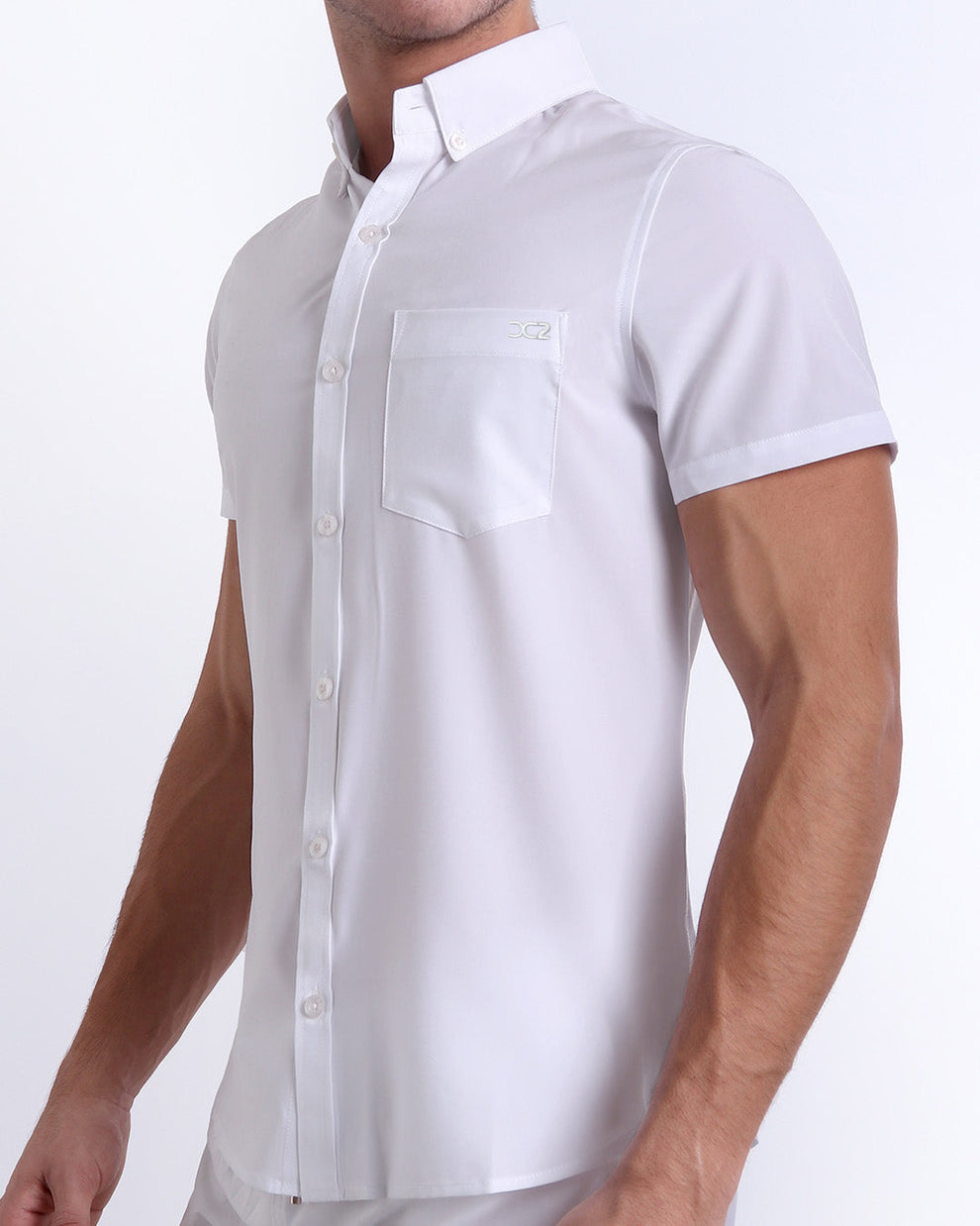 White PARTY Stretch Shirt